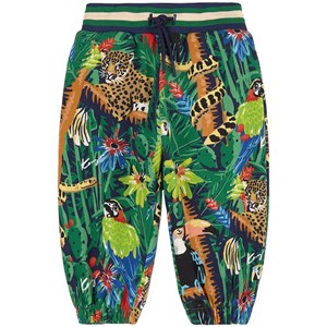 Kenzo Navy and Green Pattern Jogging Bottoms 6 mån