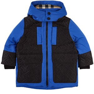 Burberry Colourblock Cowan Puffer Jacka Blå 3 år