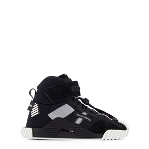 Dolce & Gabbana Logo High-Top Sneakers Svarta 30 (UK 11.5)
