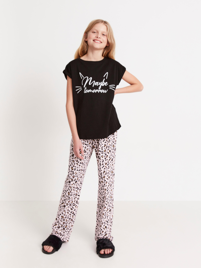 Pyjamasset med tryck