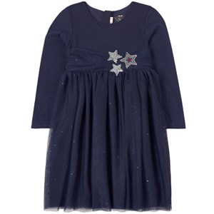 Billieblush Sequin Star Tyllklänning Marinblå 2 år
