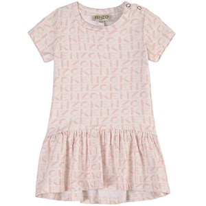 Kenzo Logo Klänning Rosa 4 år