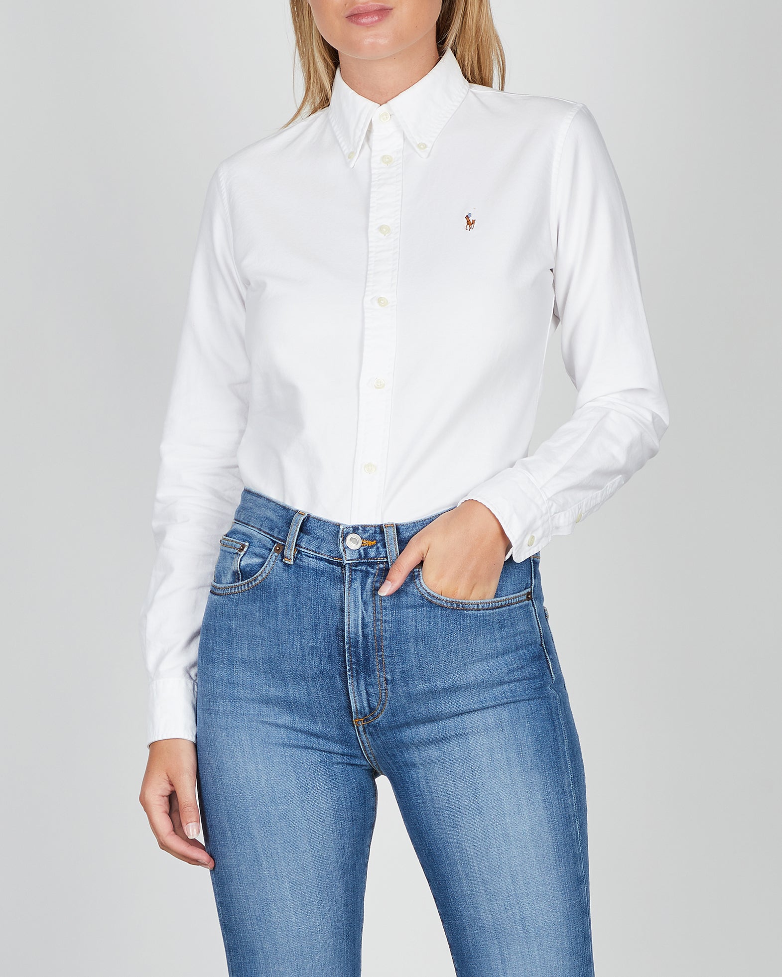 POLO Ralph Lauren Skjorta Harper Oxford XS Vit 001