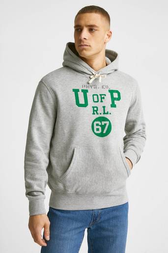 Polo Ralph Lauren Hoodie Magic Fleece Sportswear Hoodie Grå