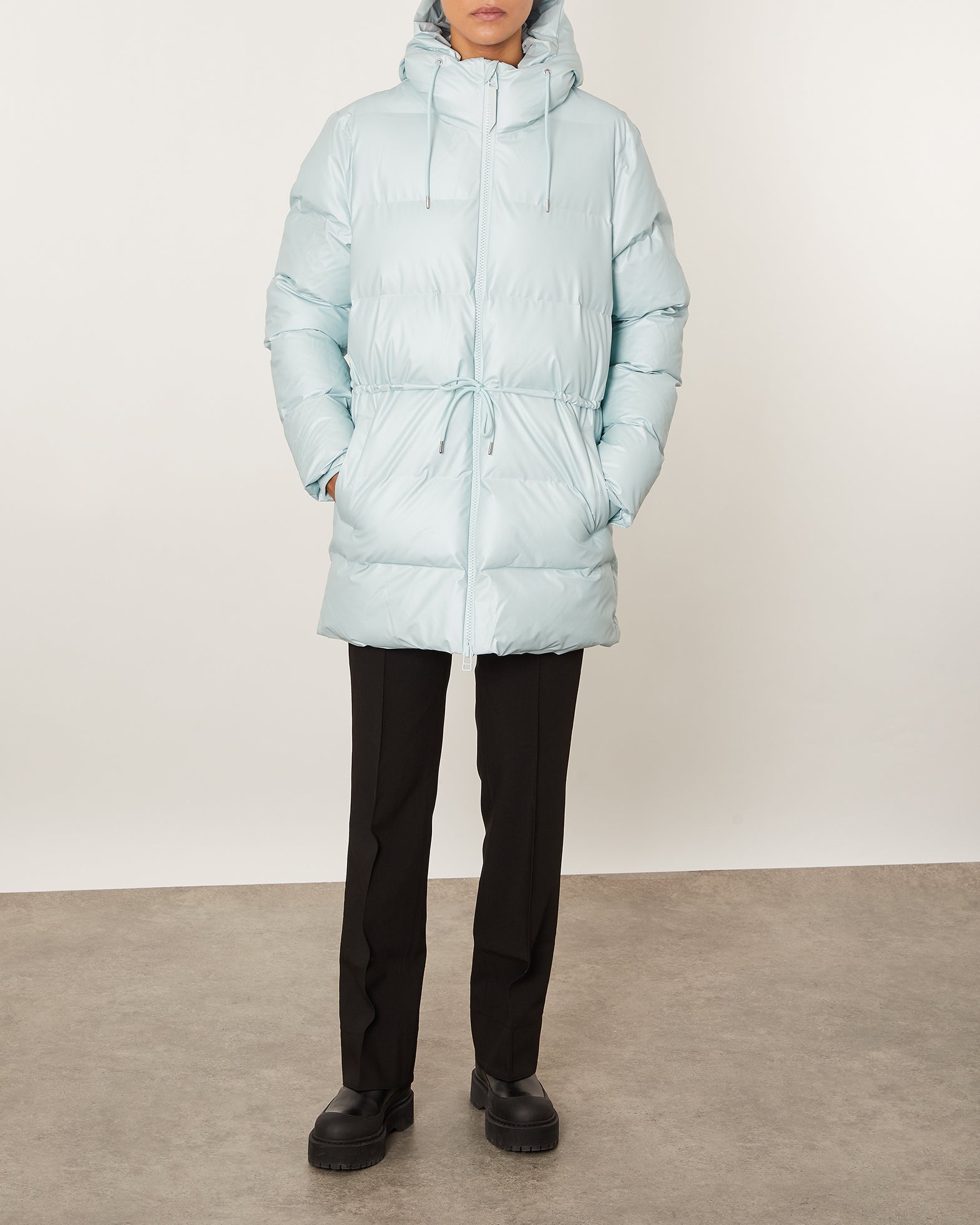 Rains Jacka Puffer W XS-S Vit 007