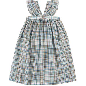 Bonpoint Blue Print Eleana Dress 14 år