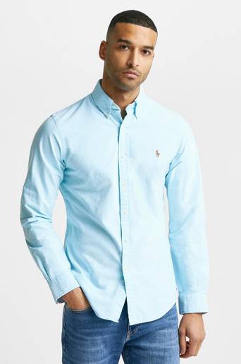 Polo Ralph Lauren Skjorta Slim Classic Oxford BD Blå