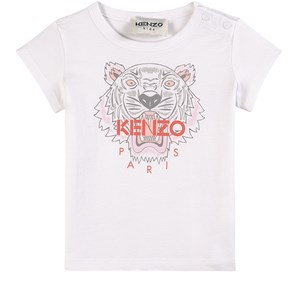 Kenzo Tiger T-shirt Vit 6 mån