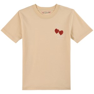 Bonpoint Cream Logo Thida T-Shirt 6 år