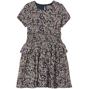 Creamie Floral Klänning Total Eclipse 104 cm (3-4 år)
