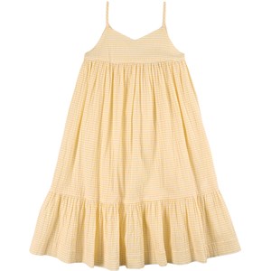 Bonpoint Pale Yellow Anya Dress 4 år
