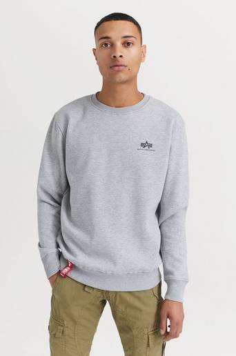 Alpha Industries SWEATSHIRT Basic Sweater Small Logo Grå