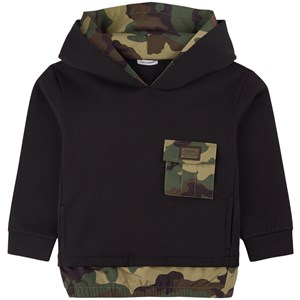 Dolce & Gabbana Camo Huvtröja Svart 4 år
