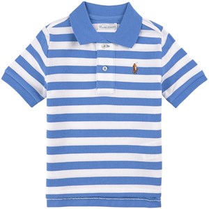 Ralph Lauren Randig Pikétröja Blå 9 mån