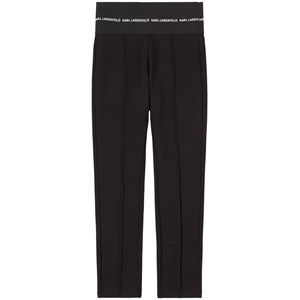 Karl Lagerfeld Kids Logo Detail Leggings Svarta 4 år