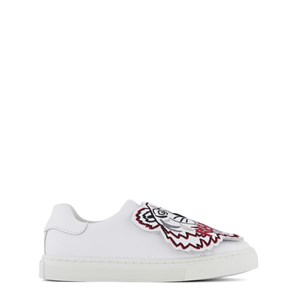 Kenzo Tiger Applique Sneakers Vita 30 (UK 11.5)