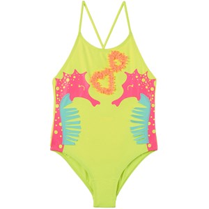 Billieblush Seahorse Glitter Baddräkt Neongul 2 år