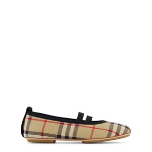 Burberry Grace Check Ballerinaskor Archive Beige 33 (UK 1)