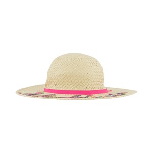 Billieblush Sequin Logo Solhatt Natur 52 cm
