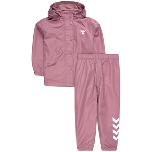 Hummel Reva Logo Regnställ Rosa 4 år (104 cm)