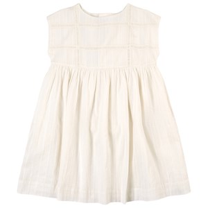 Bonpoint Lace Detail Klänning Gräddvit 6 år