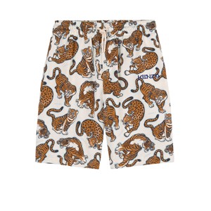 Kenzo Tiger Mjukisshorts Gräddvita 5 år