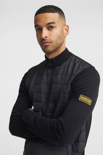 Barbour Jacka B.Intl Legacy Baffle Zip Thru Svart