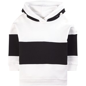 Moncler Striped Huvtröja Vit 4 år