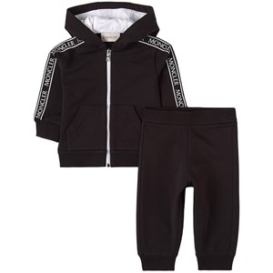 Moncler Logo Mjukisset Svart 9-12 mån