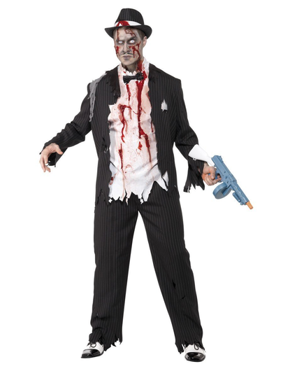 Dräkt, zombie gangster-L
