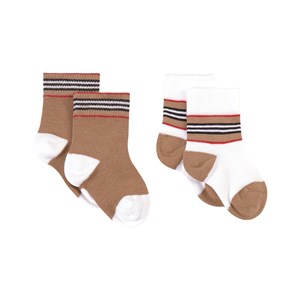 Burberry Icon Stripe Strumpor Beige