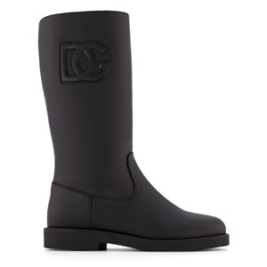 Dolce & Gabbana Logo Stövlar Svarta 27 (UK 9)