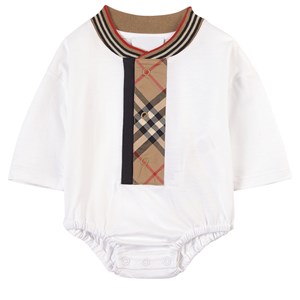 Burberry Knox Baby Body White/Archive Beige 1 mån
