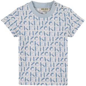 Kenzo Logo Print T-shirt Ljusblå 6 mån
