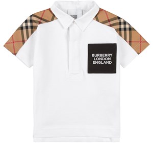 Burberry Jonathan Pikétröja Vit 12 mån