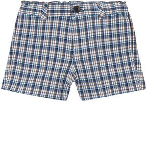 Bonpoint Rutiga Shorts Blå 6 mån
