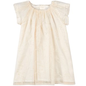 Bonpoint Embroidered Klänningset Vitt 6 mån