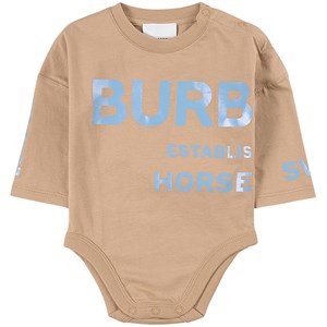Burberry Logo Baby Body Soft Fawn 9 mån