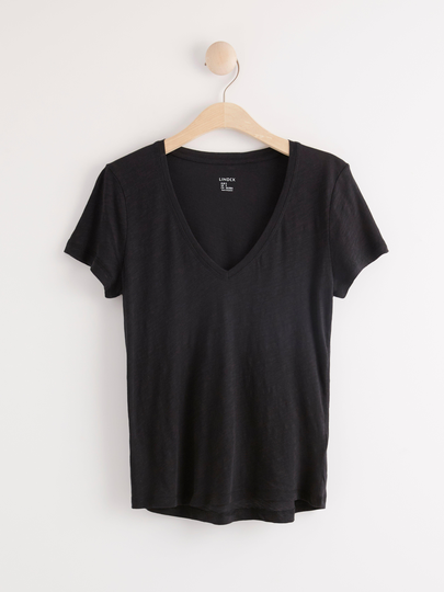 V-ringad t-shirt