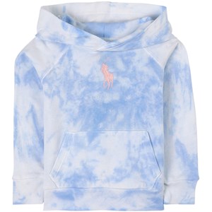 Ralph Lauren Tie Dye Huvtröja Blå 2 år