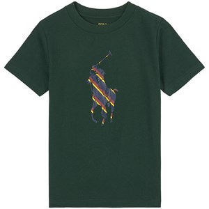 Ralph Lauren Polo Player Stripe T-shirt Marinblå 2 år