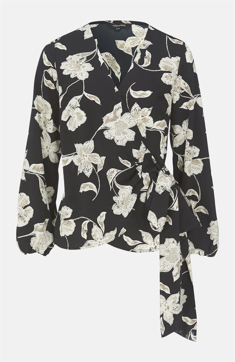 Blommig omlottblus Samantha