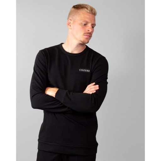 Kory Patch Sweater - Phantom Black