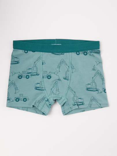 Boxershorts med byggfordon