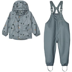 Liewood Dakota Softshell Jacka Och Byxor-set Space Blue Fog Mix 1 år