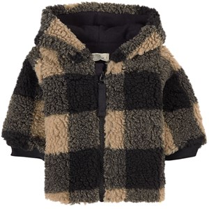 My Little Cozmo Sherpa Plaid Jacka Svart 3 mån