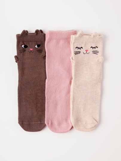 3-pack strumpor med antislip