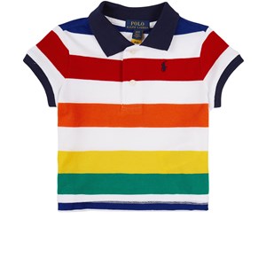 Ralph Lauren Stripe Pikétröja Vit XL (16 år)
