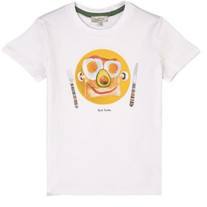 Paul Smith Junior Breakfast Graphic T-shirt Vit 3 år