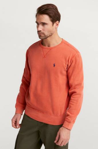 Polo Ralph Lauren Sweatshirt RL Fleece Sweater Orange